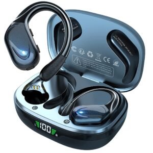 Écouteurs sans fil Bluetooth 5.3, avec bouton micro